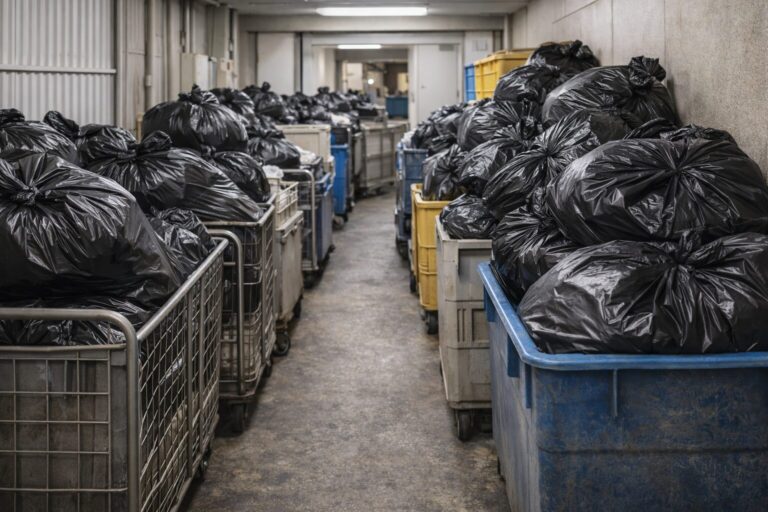 保管しきれない現場 >