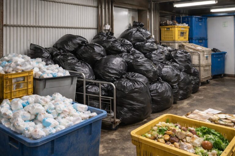 増え続ける廃棄物 >